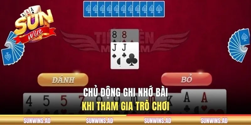 Chủ động ghi nhớ bài khi tham gia trò chơi